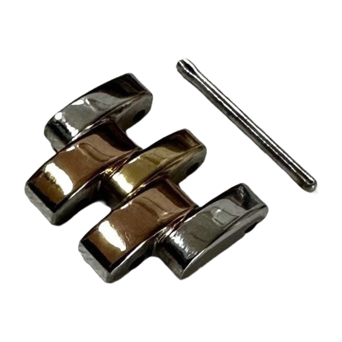 Michael Kors Harlowe Link & Pin – Rose Gold & Silver, 14 mm – photo 1