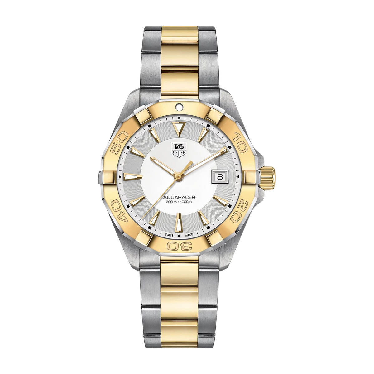 TAG Heuer Aquaracer WAY1120BB0930 Compatible End Links (Pair) – Silver & Gold, 18 mm – photo 4